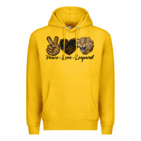 Lemon Peace Love Lion Head Premium Hoodie - LillyAllenDesigns