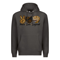 Smoke Peace Love Lion Head Premium Hoodie - LillyAllenDesigns