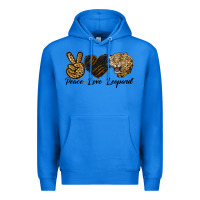 True Royal Peace Love Lion Head Premium Hoodie - LillyAllenDesigns