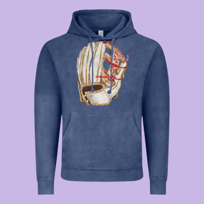Catchers Mitt Fa Element Vintage Hoodie Designed By Fadigitalartstudio