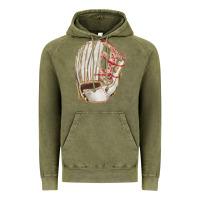 Vintage Olive Catchers Mitt Fa Element Vintage Hoodie - FaDigitalArtStudio