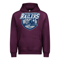 Mauve Wine worcester railers Urban Hoodie - DesigneFamous