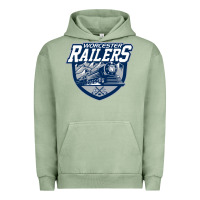Pigment Oil Green worcester railers Urban Hoodie - DesigneFamous