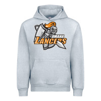 Heather Grey omaha lancers Urban Hoodie - DesigneFamous