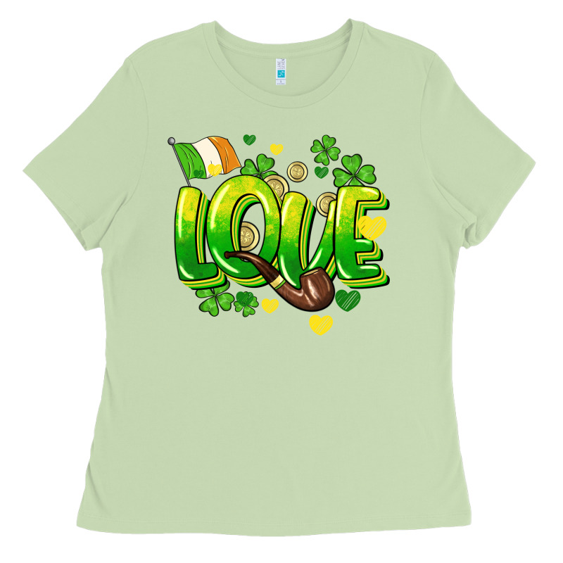 Love St. Patrick's Day Ladies Tee by HowdyJamesFarm | Teevron