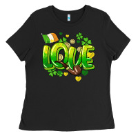 Black Love St. Patrick's Day Ladies Tee - HowdyJamesFarm