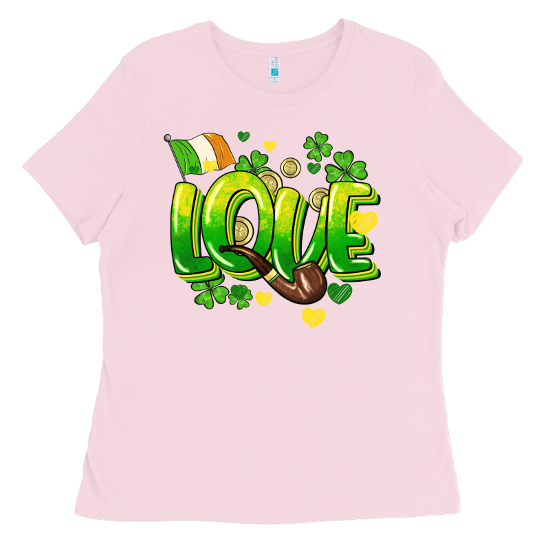 Love St. Patrick's Day Ladies Tee by HowdyJamesFarm | Teevron