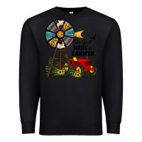 Black so god made a farmer Premium Sweatshirt - JahusDesignShop