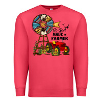 Cardinal so god made a farmer Premium Sweatshirt - JahusDesignShop