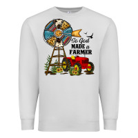 Dove Grey so god made a farmer Premium Sweatshirt - JahusDesignShop