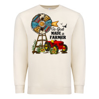 Sandshell so god made a farmer Premium Sweatshirt - JahusDesignShop