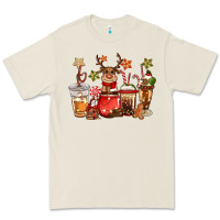 Bone christmas reindeer coffee Premium Tee - CowGirlArtShop