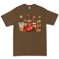 Cacao christmas reindeer coffee Premium Tee - CowGirlArtShop