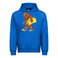 Cobalt bigfoot carrying taco Urban Hoodie - DesigneFamous