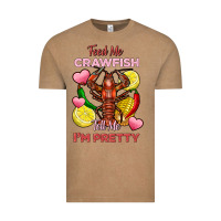 Vintage Coffee feed me crawfish tell me im pretty Vintage Tee - FaDigitalArtStudio