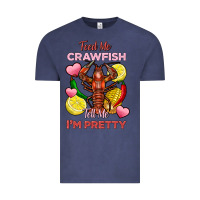 Vintage Denim feed me crawfish tell me im pretty Vintage Tee - FaDigitalArtStudio