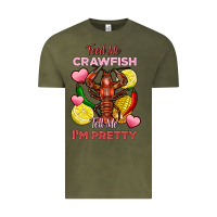 Vintage Olive feed me crawfish tell me im pretty Vintage Tee - FaDigitalArtStudio