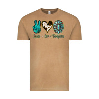 Vintage Camel Peace Love Turquoise Vintage Tee - Jasminsmagicworld