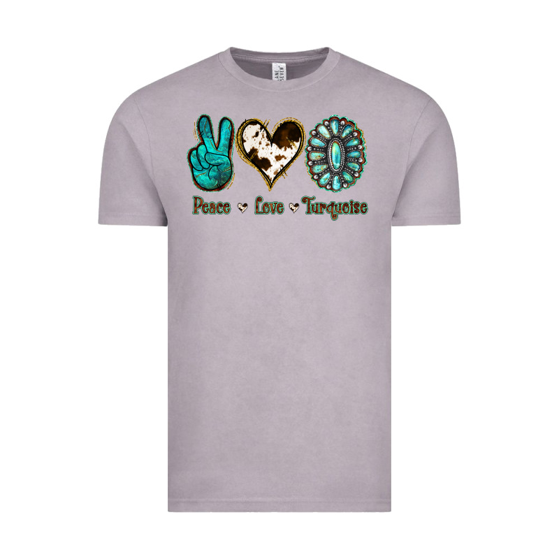 Peace Love Turquoise Vintage Tee by Jasminsmagicworld | Teevron