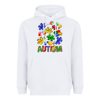White autism Heavyweight Hoodie - JahusDesignShop