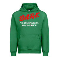 Emerald d a r e anti drugs Urban Hoodie - DesigneFamous