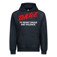 Navy d a r e anti drugs Urban Hoodie - DesigneFamous