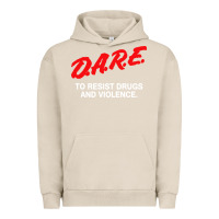 Pigment French Oak d a r e anti drugs Urban Hoodie - DesigneFamous