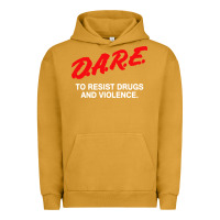 Pigment Peanut Butter d a r e anti drugs Urban Hoodie - DesigneFamous