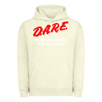 Pigment Pistachio d a r e anti drugs Urban Hoodie - DesigneFamous