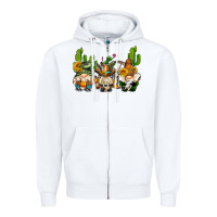 White western gnomes with cactus Zipper Hoodie - AdoDesignShop