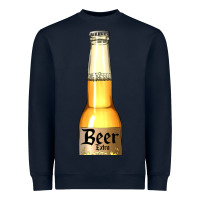 Navy yellow beer bottle Heavyweight Sweatshirt - AdoDesignShop