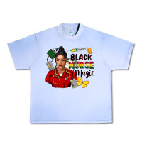 Grape Ice Juneteenth black Nurse magic Urban Heavy Tee - FaDigitalArtStudio