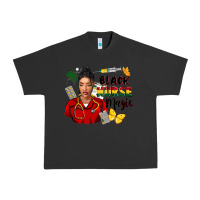 Pigment Black Juneteenth black Nurse magic Urban Heavy Tee - FaDigitalArtStudio