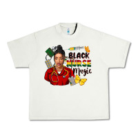 Pistachio Juneteenth black Nurse magic Urban Heavy Tee - FaDigitalArtStudio