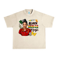 Sandshell Juneteenth black Nurse magic Urban Heavy Tee - FaDigitalArtStudio