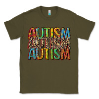 Army Green western autism Classic Tee - CowGirlArtShop