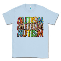 Dusty Blue western autism Classic Tee - CowGirlArtShop