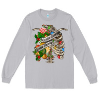 Moon Dust sorta merry sorta scary chest Long Sleeve Tee - FaDigitalArtStudio