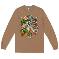 Toasted Coconut sorta merry sorta scary chest Long Sleeve Tee - FaDigitalArtStudio