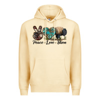 Pina Colada Peace lLve Bison Premium Hoodie - LillyAllenDesigns