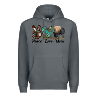 Rock Peace lLve Bison Premium Hoodie - LillyAllenDesigns