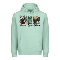 Peace Llve Bison Premium Hoodie | Teevron