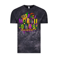 Cloud Black mardi gras queen Vintage Tee - FaDigitalArtStudio