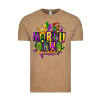 Vintage Coffee mardi gras queen Vintage Tee - FaDigitalArtStudio