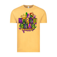 Vintage Mustard mardi gras queen Vintage Tee - FaDigitalArtStudio