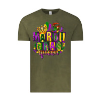 Vintage Olive mardi gras queen Vintage Tee - FaDigitalArtStudio