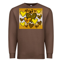 Chestnut yellow hearts Premium Sweatshirt - JahusDesignShop