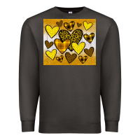 Smoke yellow hearts Premium Sweatshirt - JahusDesignShop