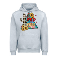 Heather Grey Wıld and Free Urban Hoodie - JahusDesignShop
