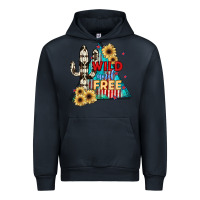 Navy Wıld and Free Urban Hoodie - JahusDesignShop